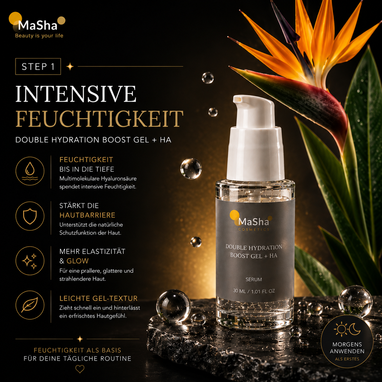 Double Hydration Boost Gel + HA ( 30 ml )