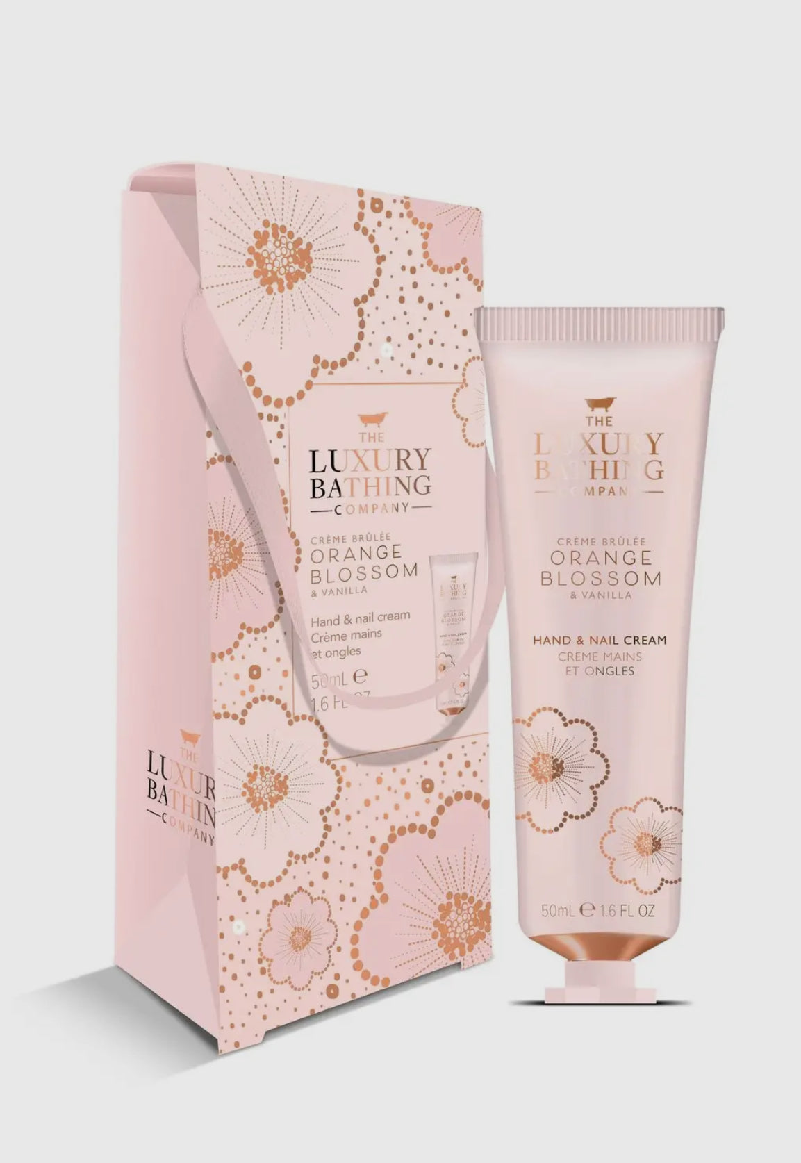Crème Brûlée Geschenkset, Orangenblüte & Vanille Handcreme 50ml
