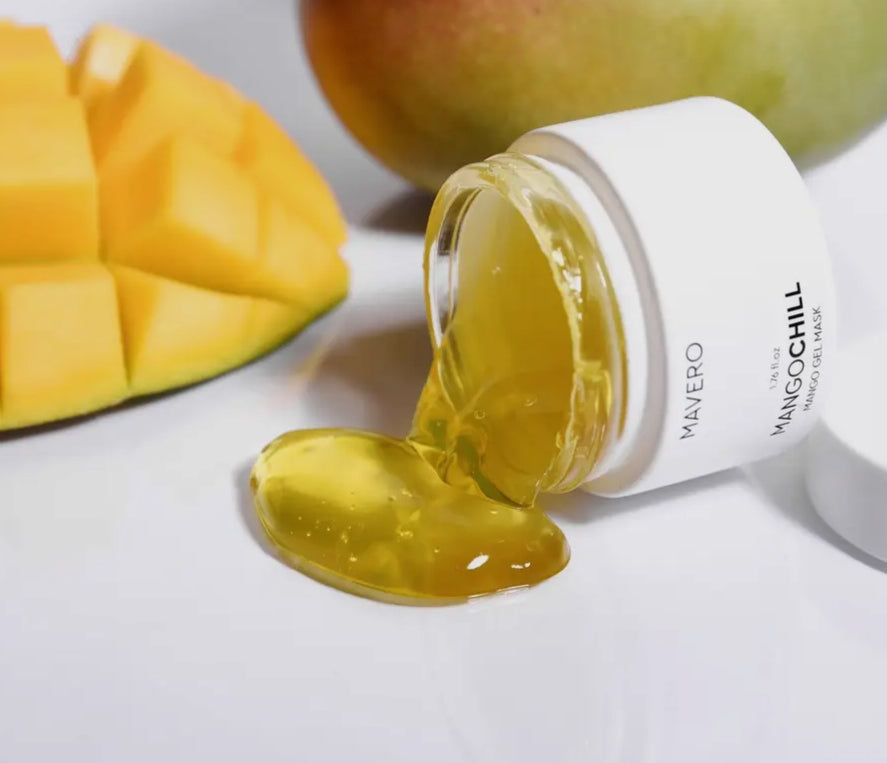 MANGOCHILL - kühlende Gesichtsmaske mit Mango-Extrakte