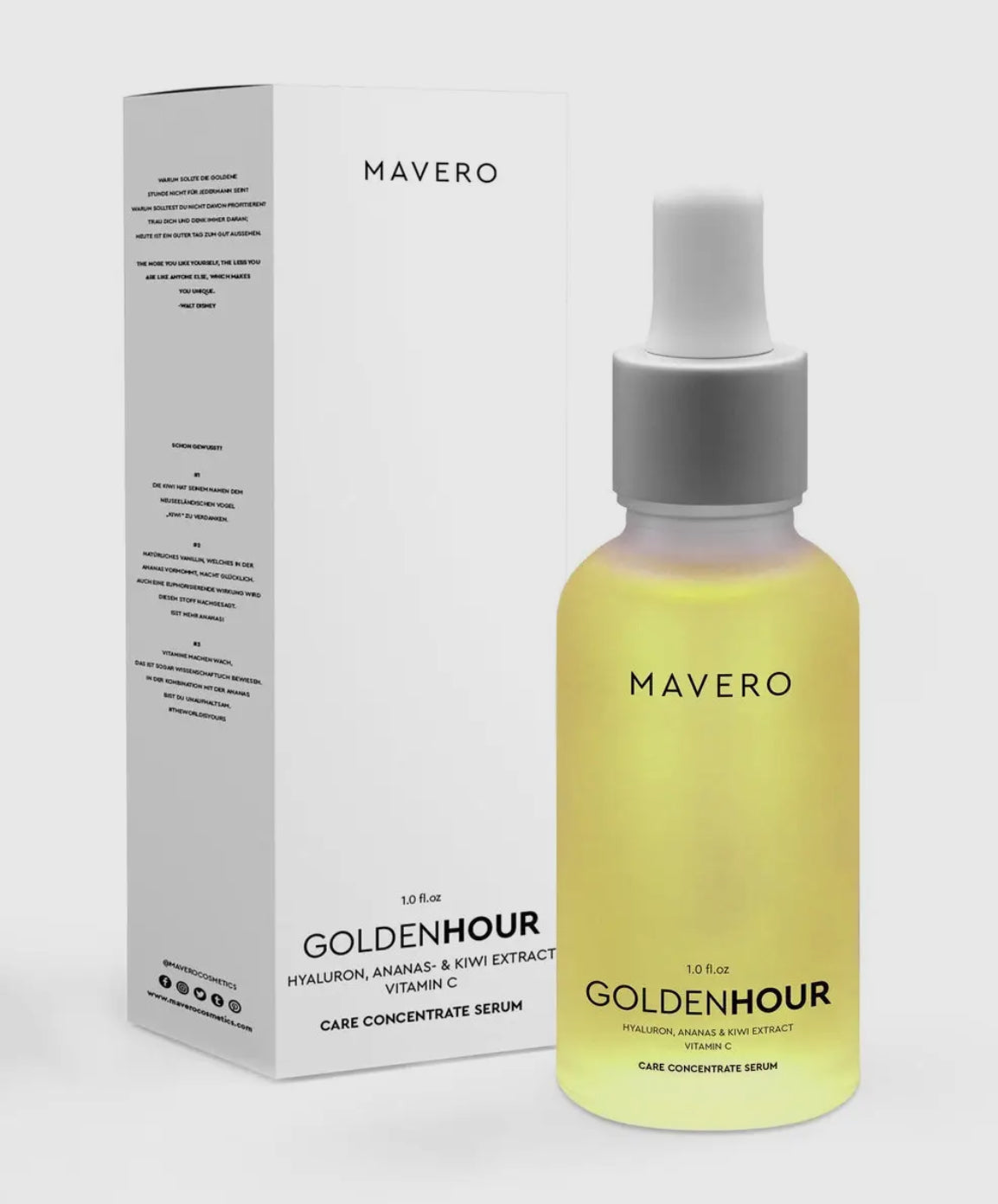 GOLDENHOUR - Vitamin C Serum mit Hyaluronsäure, Kiwi & Ananas
